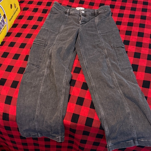 abercrombie kids Other - Abercrombie Kids Dark Gray Wide Leg Jeans